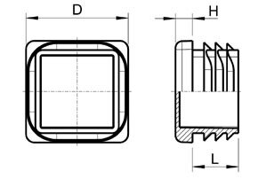 VD10 | Rohr 10x10 geeignet f&uuml;r Wandst&auml;rke: 1,0-2,0mm