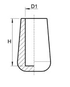 OD6 | Abdeckung f&uuml;r Rohr mit Durchmesser &Oslash;6mm