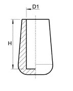 OD10 | Abdeckung f&uuml;r Rohr mit Durchmesser &Oslash;10-11mm