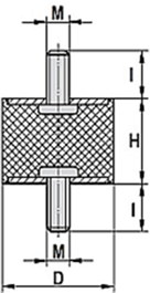 TRDA2015M6x18 | &Oslash;20x15 - M6 x 18