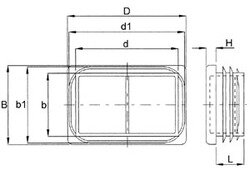 RD3010 | 30x10mm geeignet für Wandstärke: 1,0-2,0mm